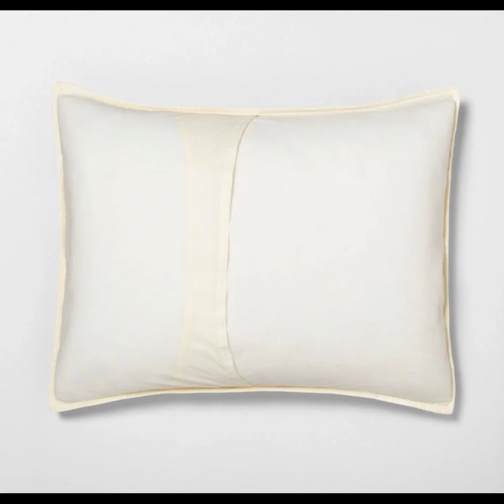 2 Hearth & Hand Magnolia Standard Solid Texture Pillow Shams Chip Joanna Gaines - Picture 10 of 10